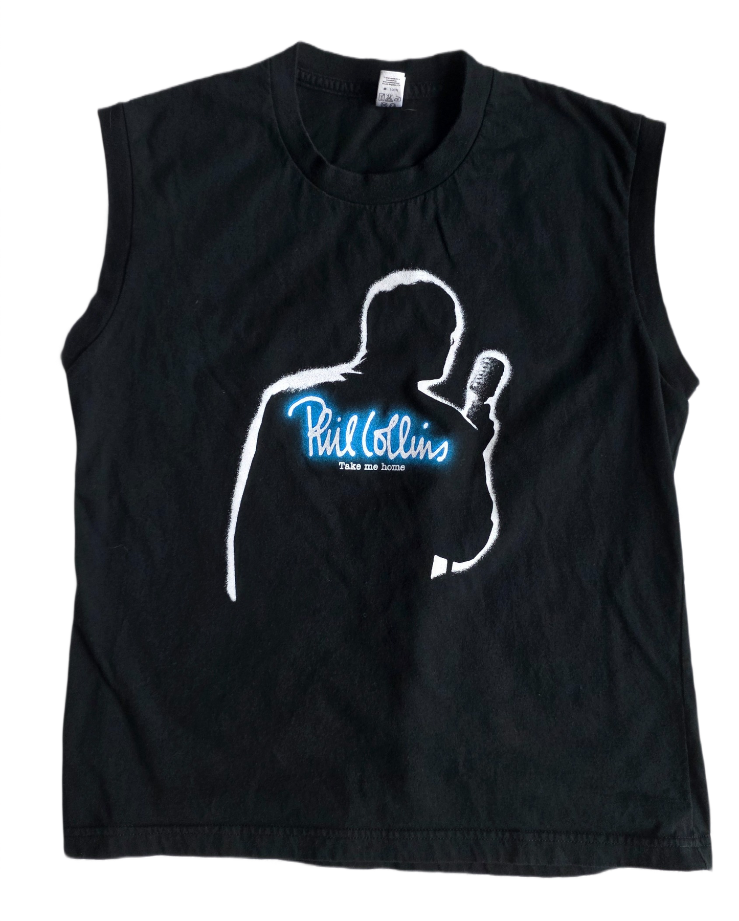 Phil Collins No Jacket Required Tour Sleeveless Shirt - 1985 - Joey Collection