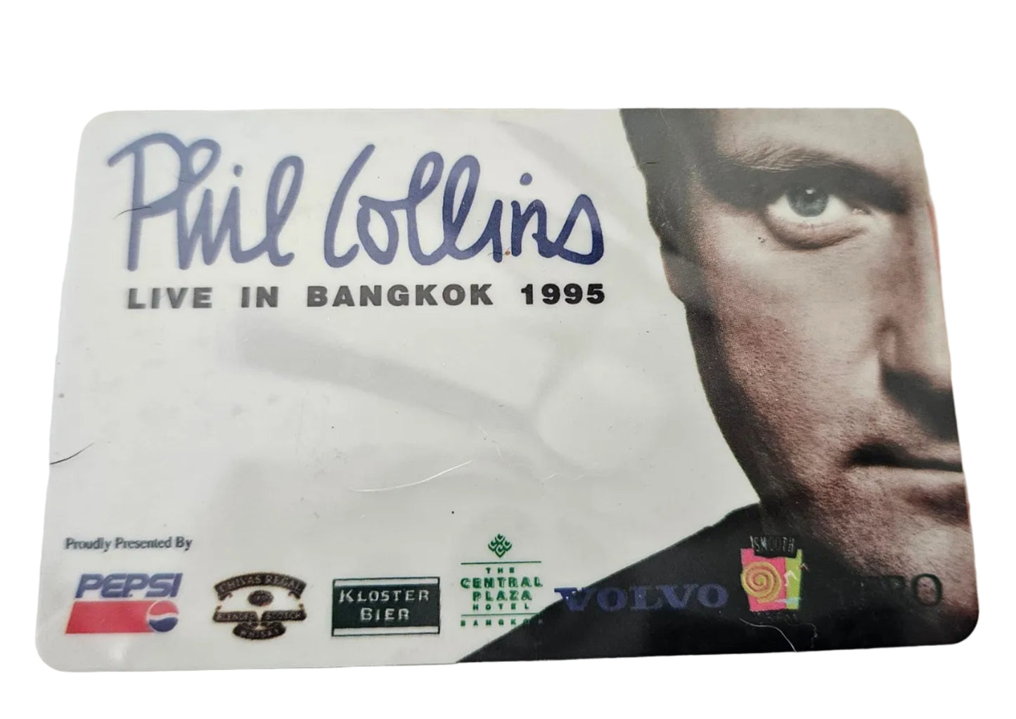Phil Collins 1995 Bangkok Ticket/Pass