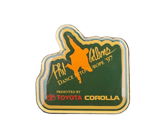 Phil Collins "Dance Into Europe" Tour ’97 Commemorative Pin – Presented by Toyota Corolla