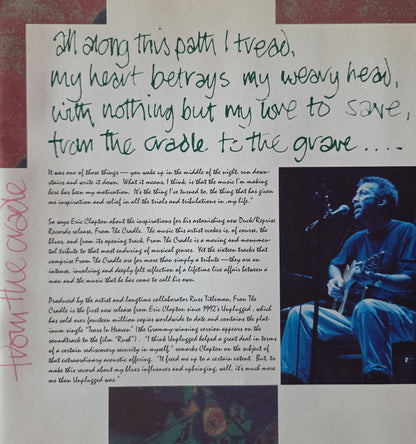 Eric Clapton 'From the Cradle' Tour Program (Courtesy of Mike 'Dr. Funk' Ponczek)