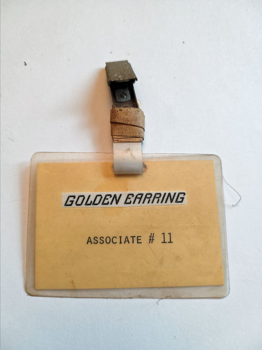 Golden Earring Associate #11 Tour Badge – Doc Gans