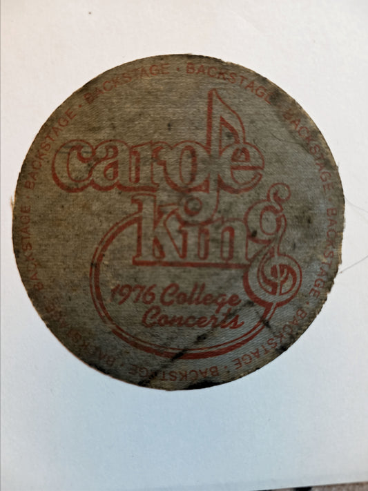 Carole King 1976 College Concerts Backstage Pass – Crew Issue #2 – Doc Gans