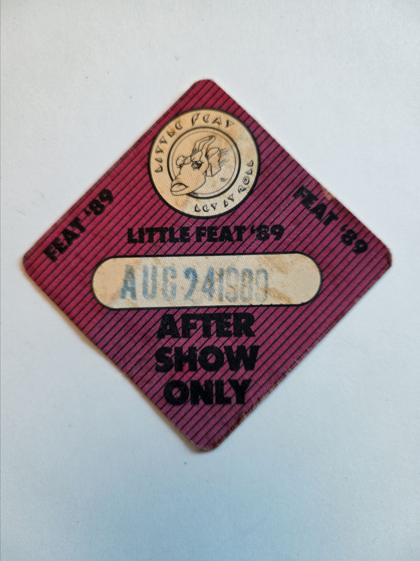 Little Feat '89 After Show Only Backstage Pass – Aug 24 – Doc Gans