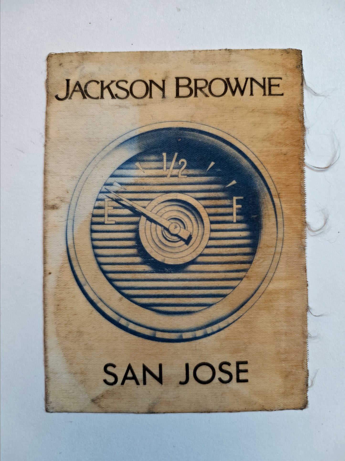 Jackson Browne 1977 San Jose Backstage Pass – Doc Gans
