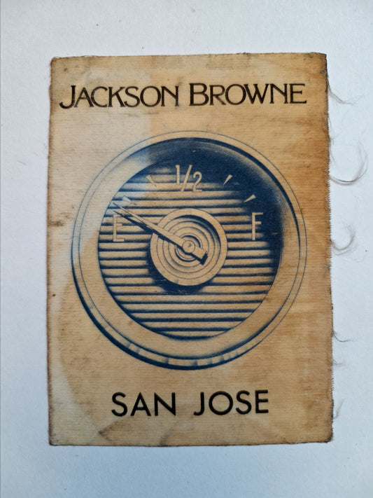 Jackson Browne 1977 San Jose Backstage Pass – Doc Gans