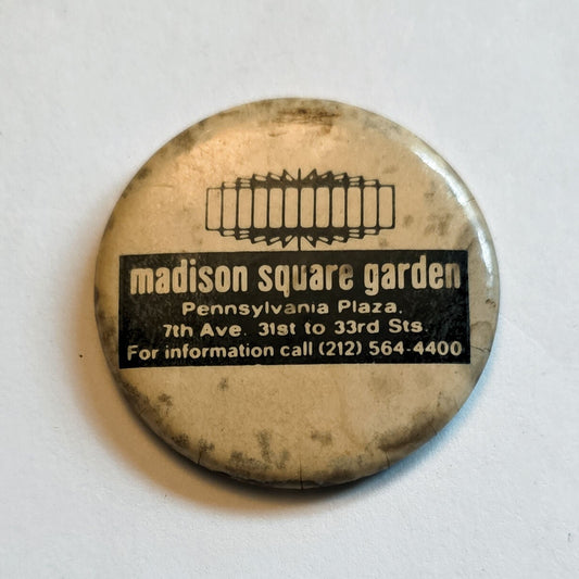 Madison Square Garden Vintage Button – Doc Gans
