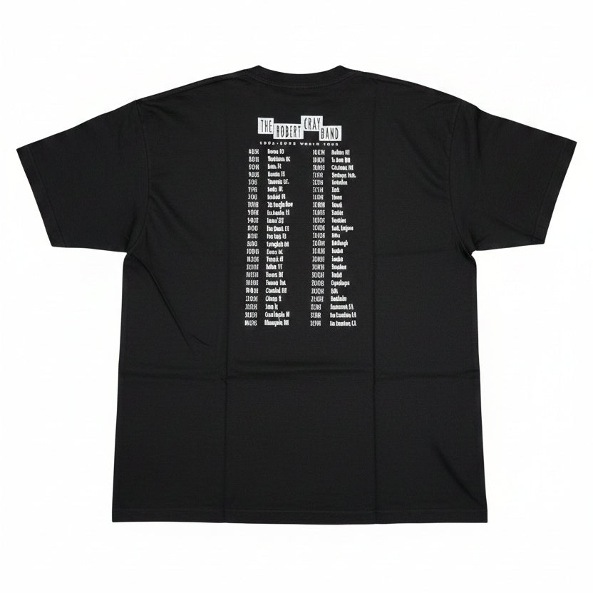Robert Cray Band I Was Warned World Tour 1992-1993 tee - back with tour dates