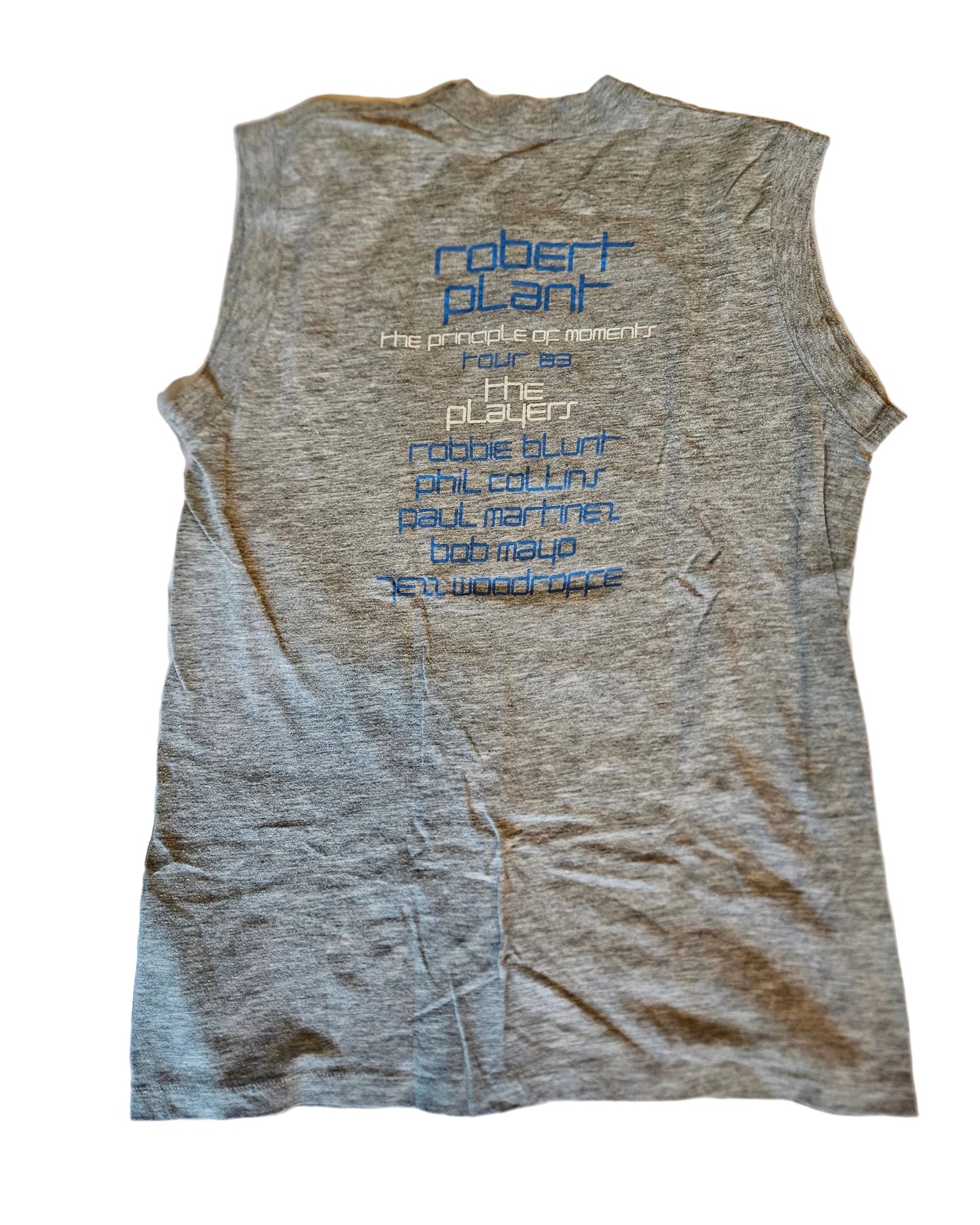 Robert Plant Principle of Moments USA Tour 83 sleeveless tee - back