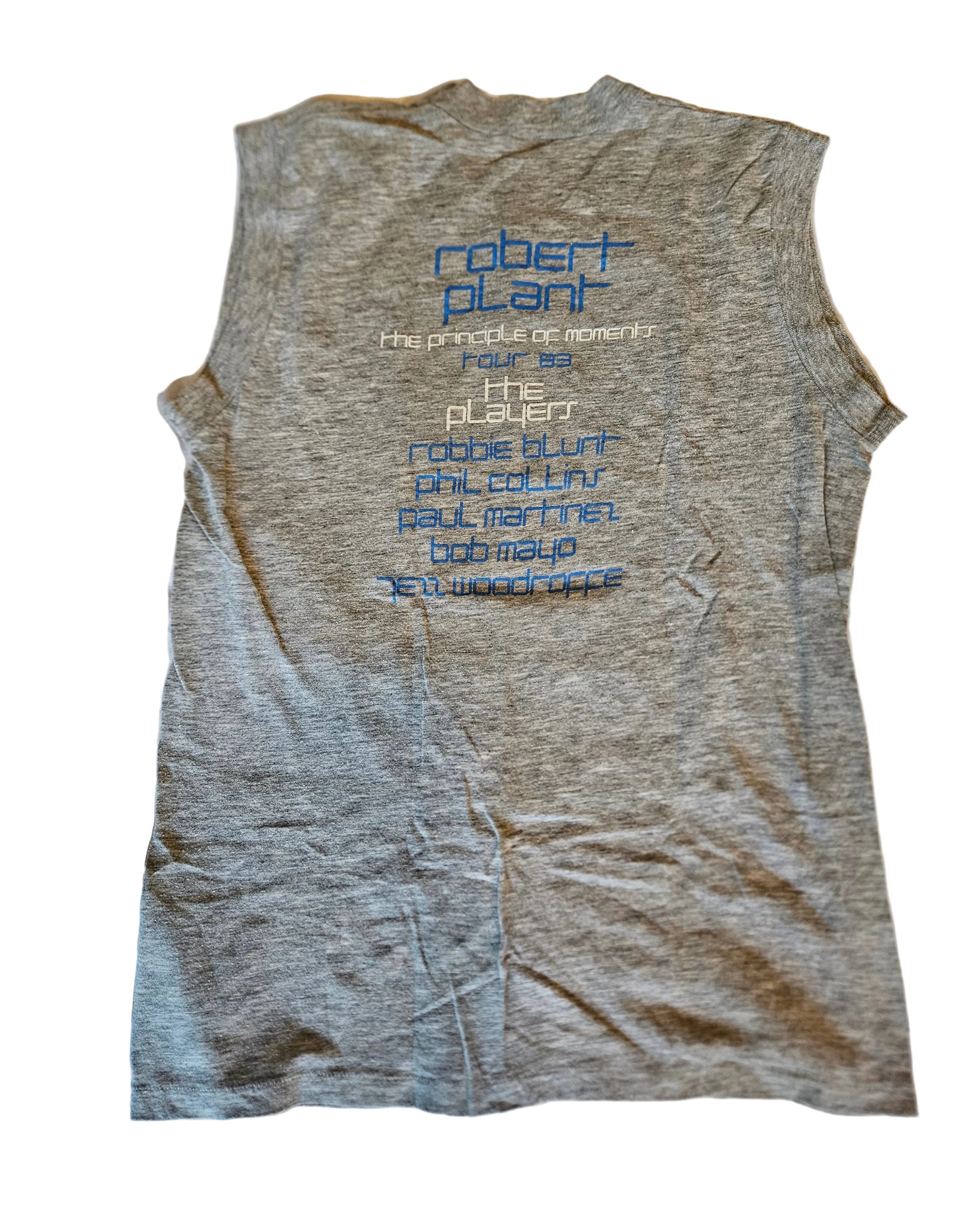 Robert Plant Principle of Moments USA Tour 83 sleeveless tee - back
