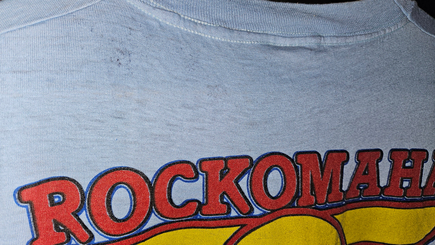 Rockomaha 1980 Festival T-Shirt - Doobie Brothers, Pat Benatar, Sammy Hagar