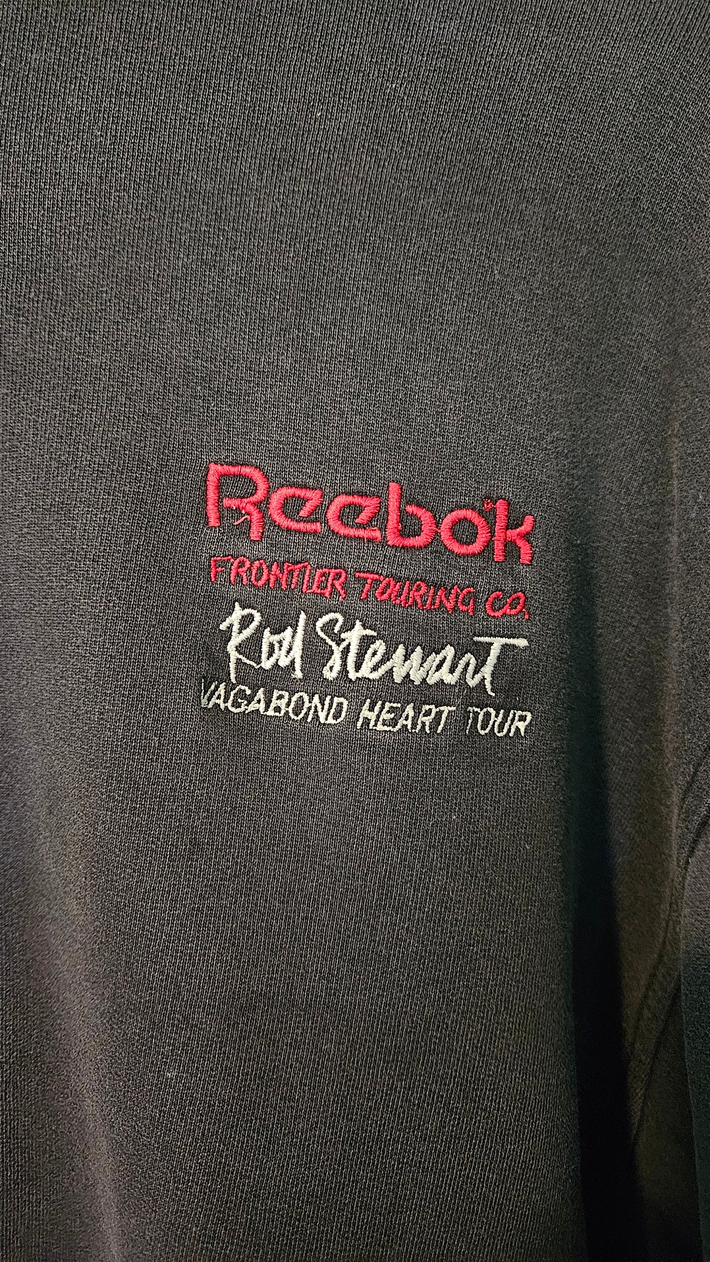 Rod Stewart Vagabond Heart Tour Crew Hoodie (Faded Black)