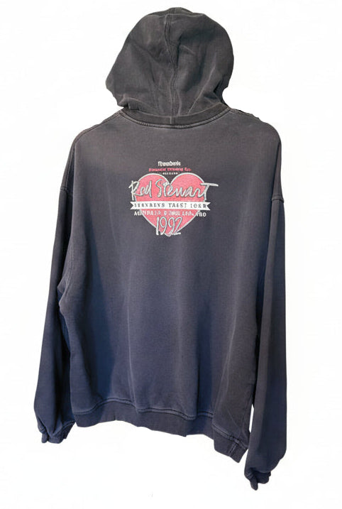 Rod Stewart Vagabond Heart Tour Crew Hoodie (Faded Black)