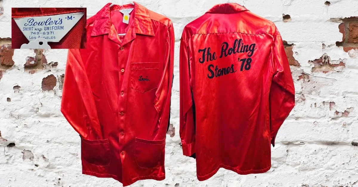 The Rolling Stones 1978 Bowling Shirt/Jacket