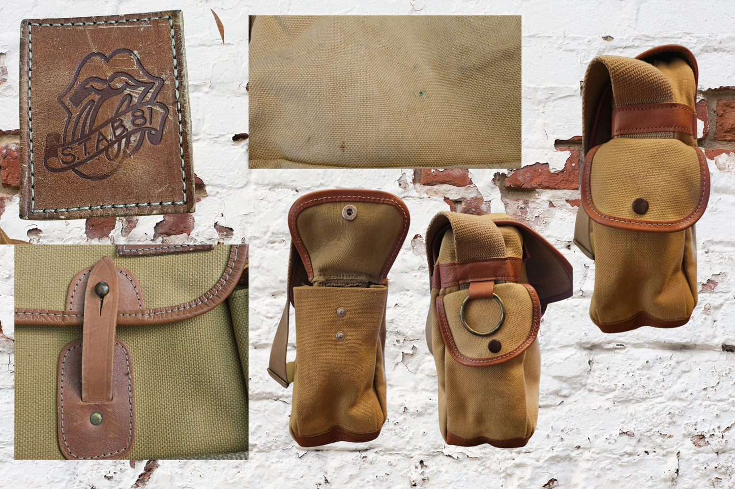 Rare Rolling Stones STAB '81 Crew Tour Bag