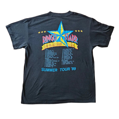 Ringo Starr All-Starr Band Summer Tour 89 Tee back with tour dates