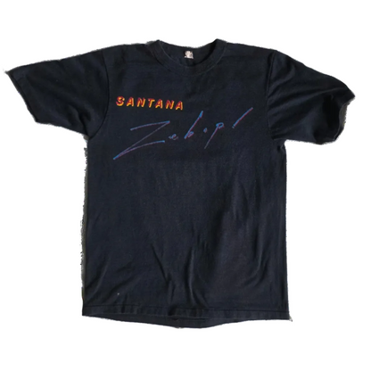 Santana Zebop Europe Tour 1981 Shirt