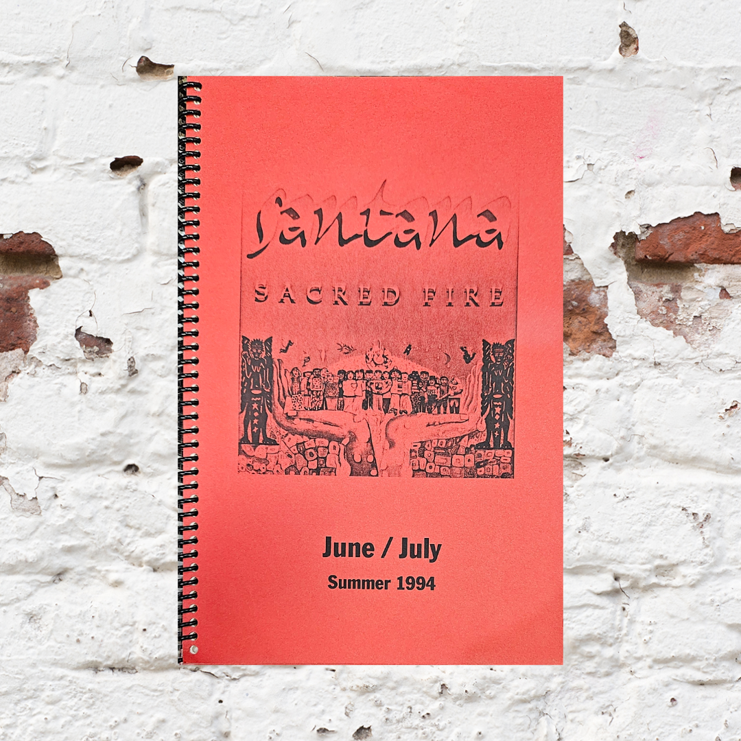 Santana Summer 1994 Tour Official Itinerary — June/July | Bruce Jones Closet