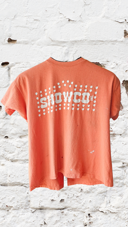 Showco Carole King USA Tour 1976 Crew Shirt (Orange)