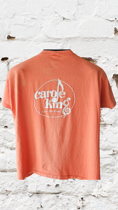 Showco Carole King USA Tour 1976 Crew Shirt (Orange)