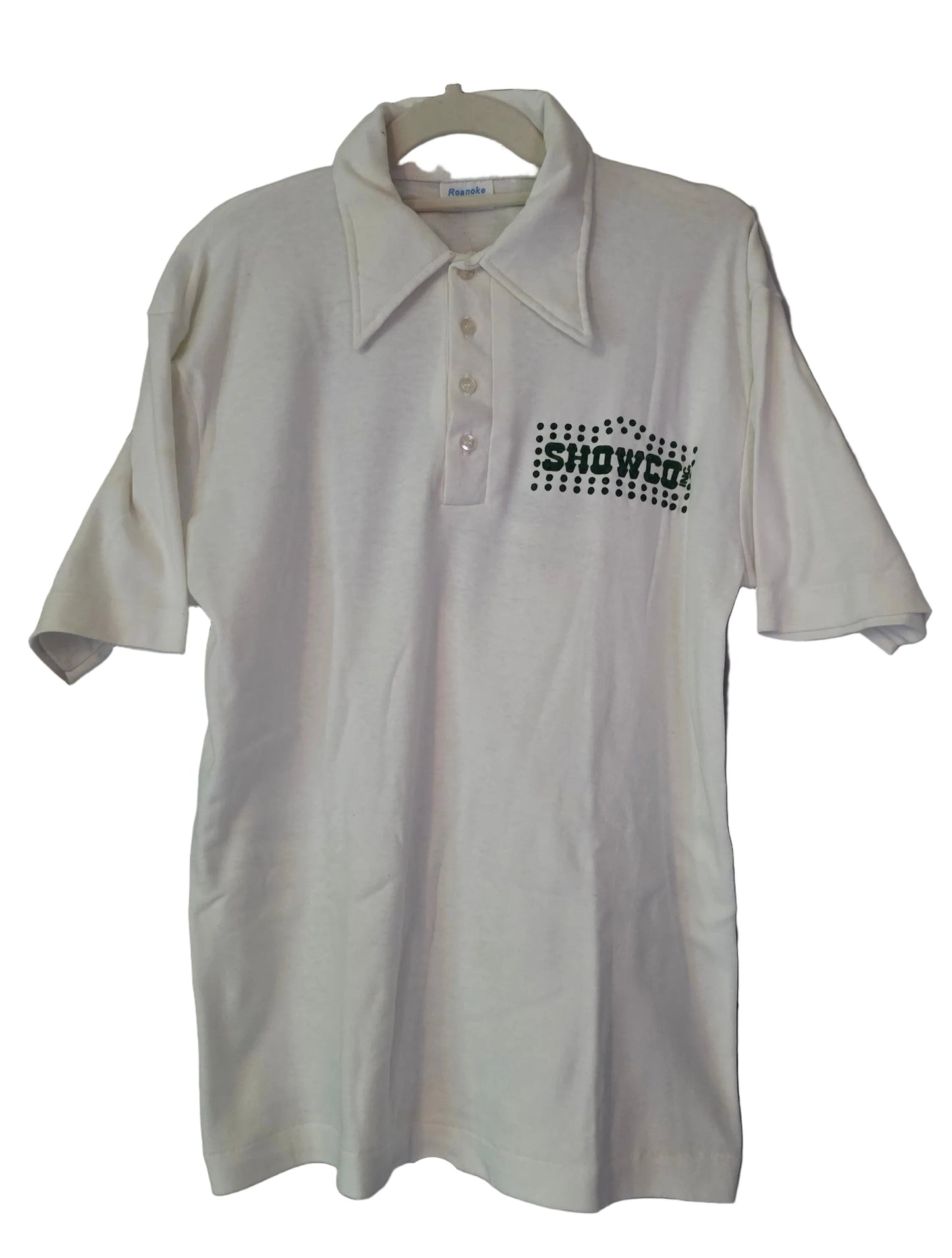 Showco James Taylor Tour '77 Polo — White/Green | Doc Gans Collection