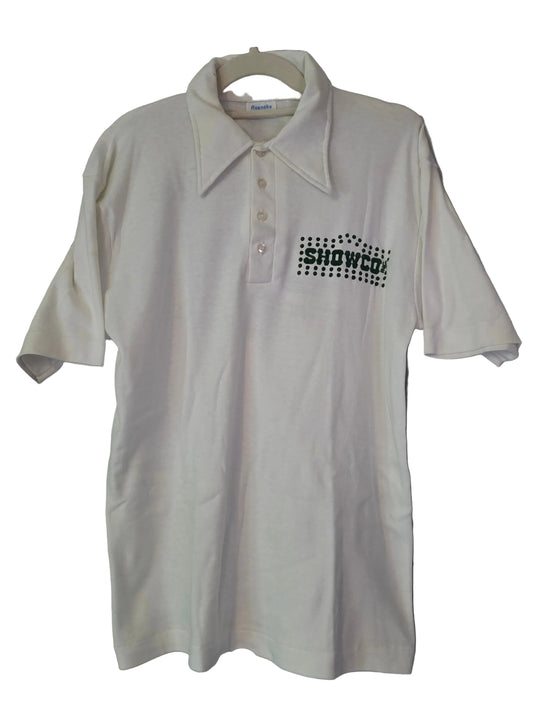 Showco James Taylor Tour '77 Polo — White/Green | Doc Gans Collection