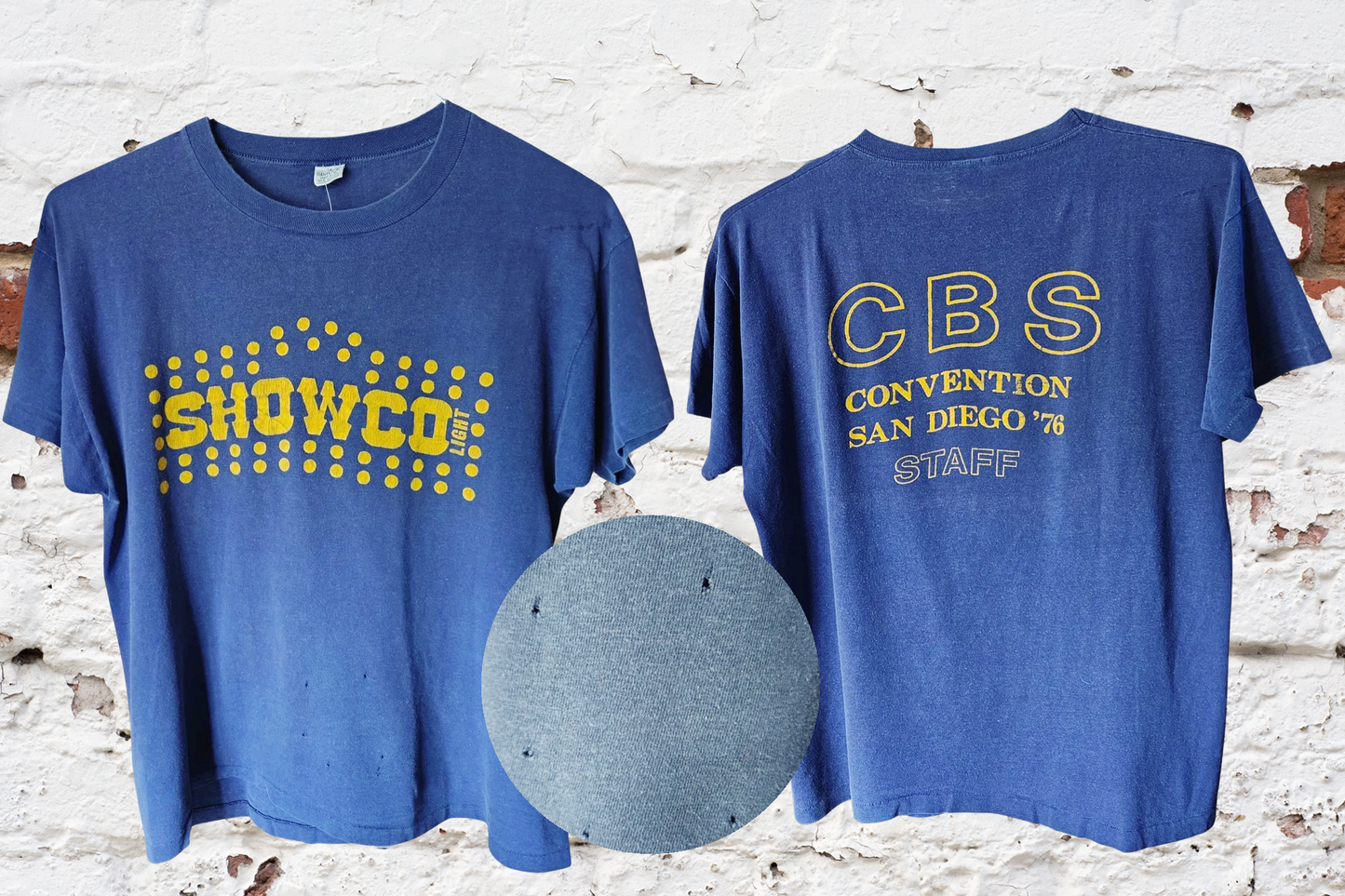 1976 CBS Convention San Diego Shirt (L, Dark Blue)