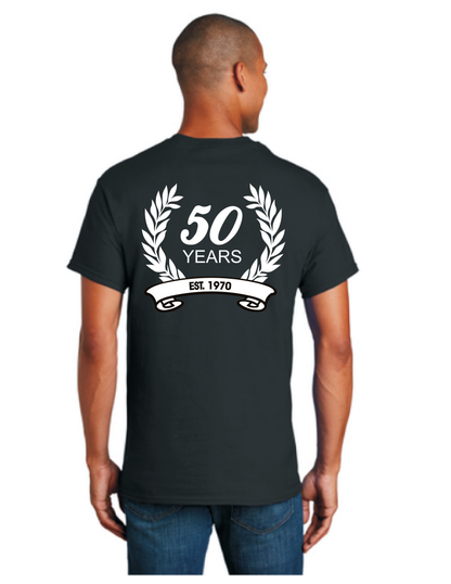 Alumni Only SHOWCO 50th Anniversary Tee (100% Cotton) GILDAN