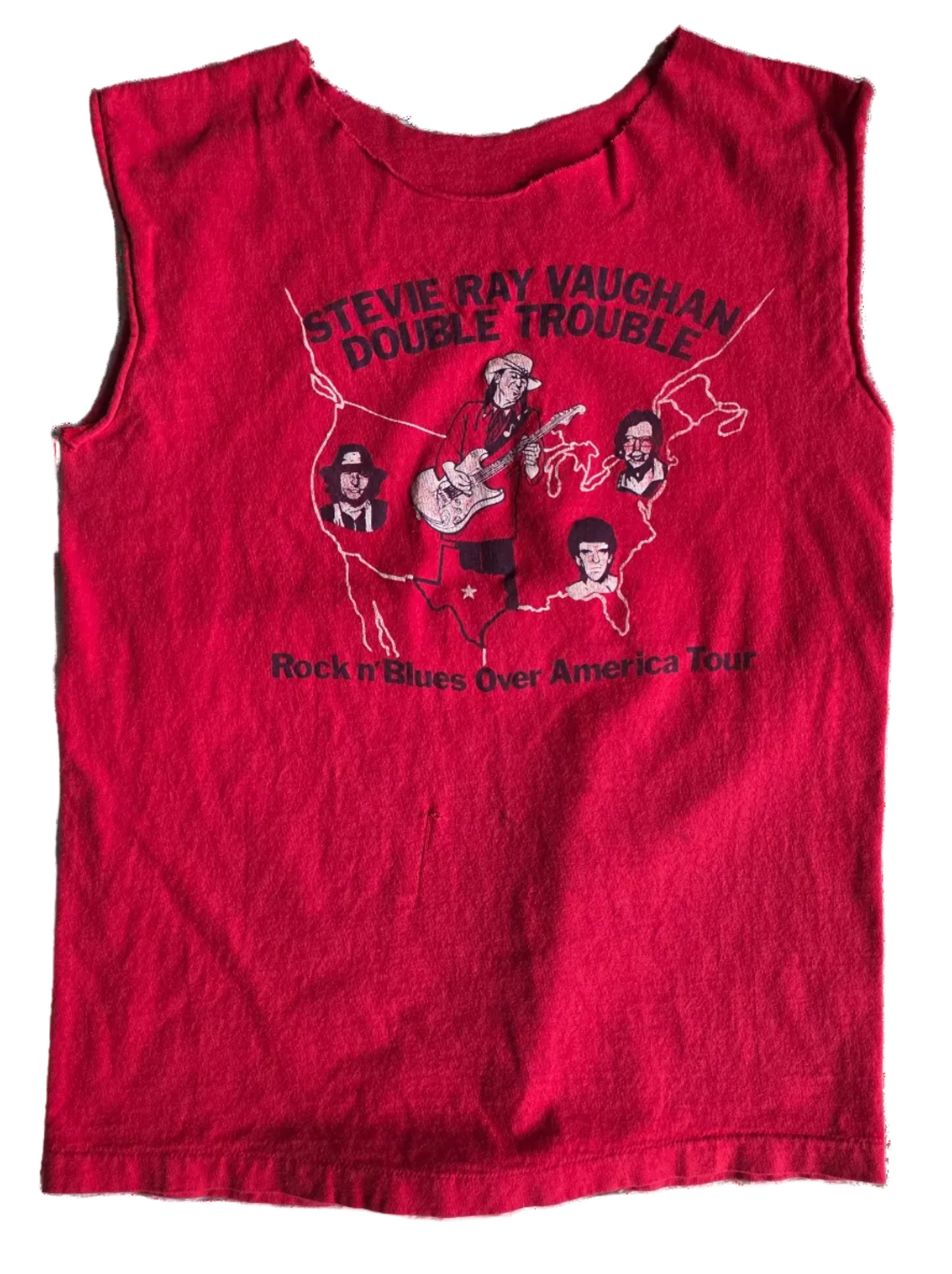 Stevie Ray Vaughan & Double Trouble "Rock n' Blues Over America" Tour T-Shirt