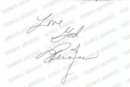 Prince Signed Thanksgiving Card to Donnie DK Kretzschmar | Collector Vault