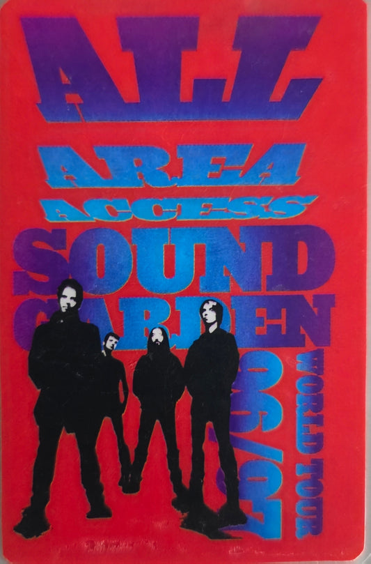 Soundgarden – 1997 World Tour All Area Access Pass, Johnny "JW" Roberts | Johnny "JW" Roberts Closet