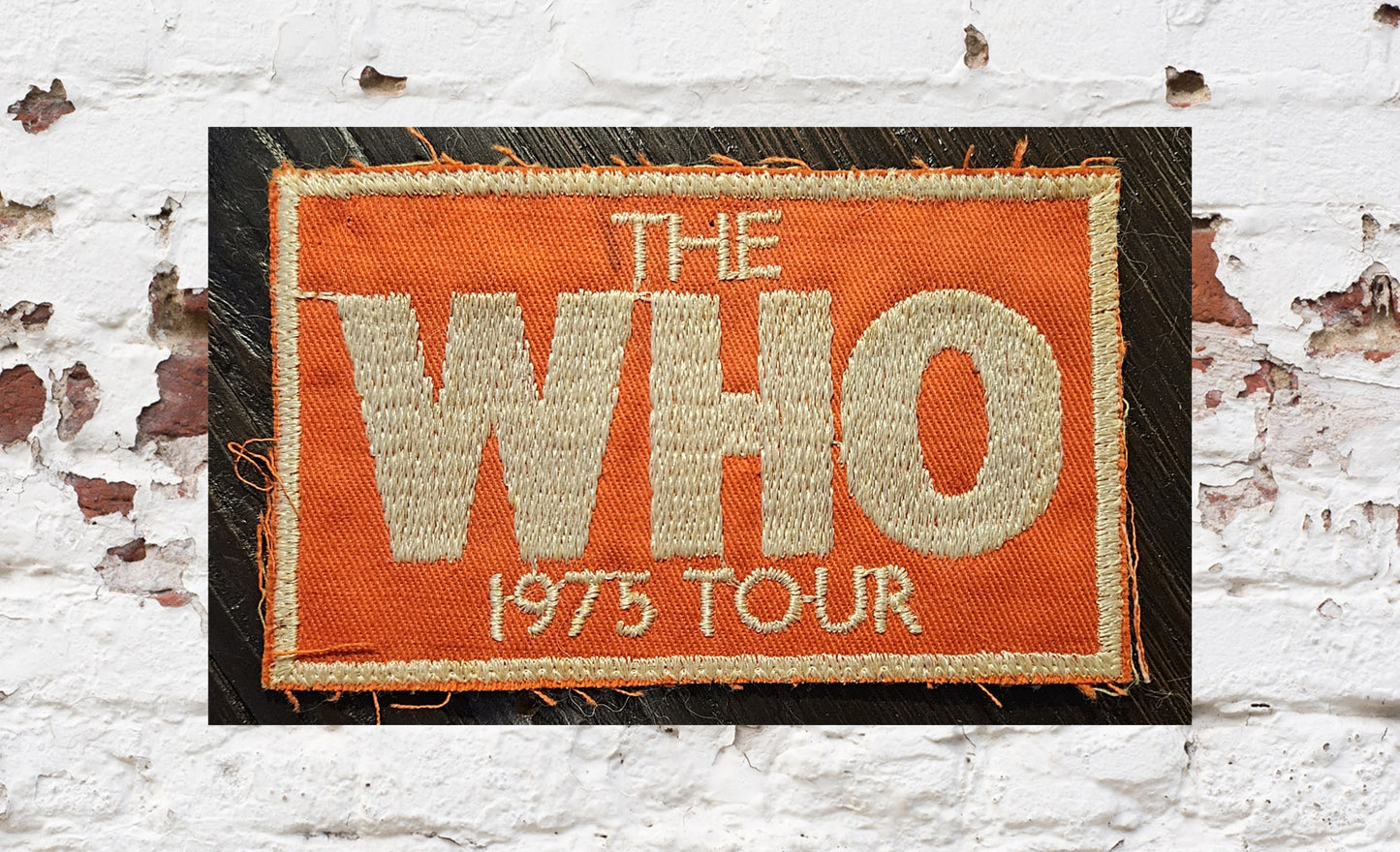 The Who 1975 Tour Patch (original, unused)