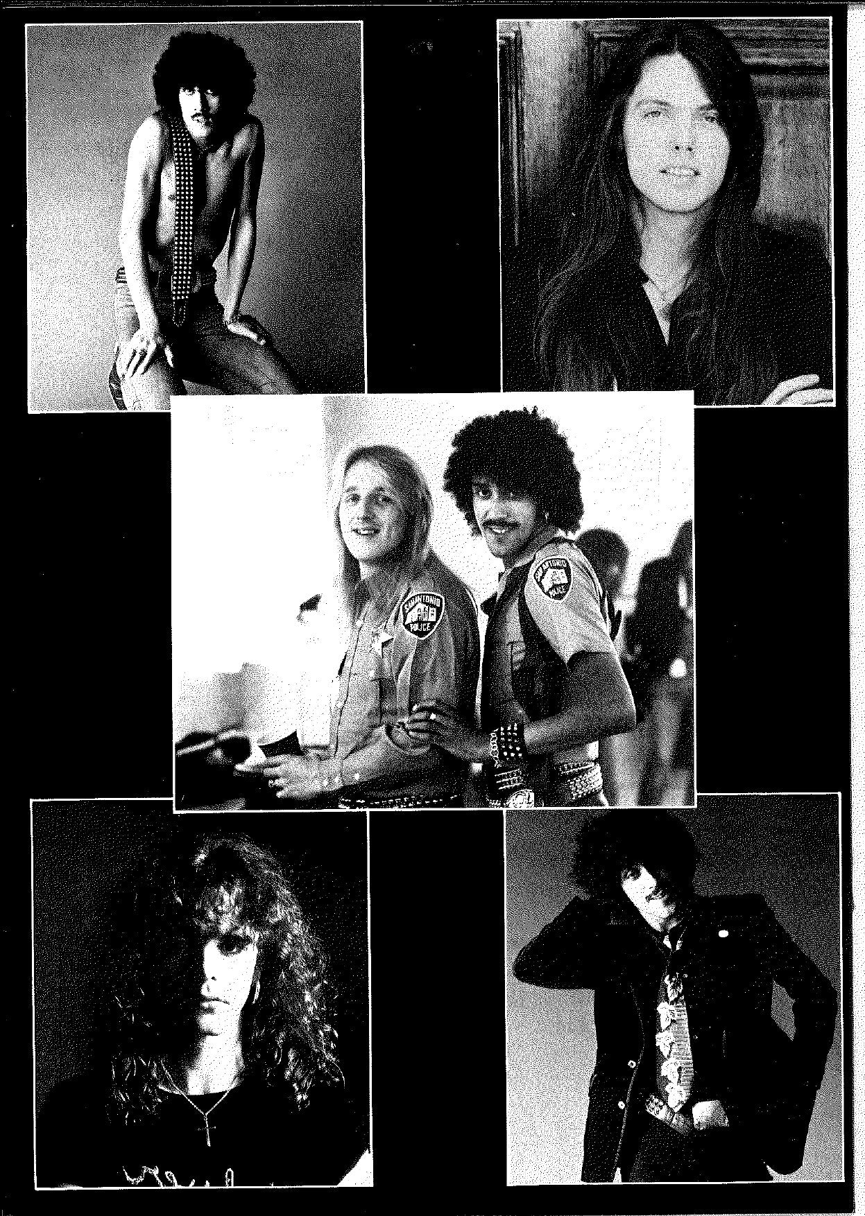 Thin Lizzy 1977 tour programme - 77 Useless Facts About Thin Lizzy