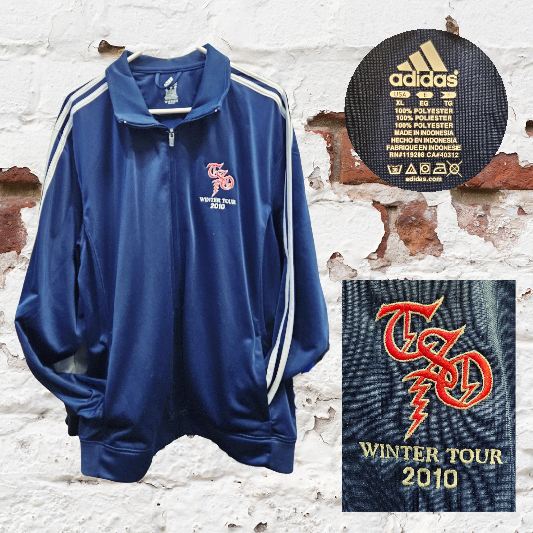Trans Siberian Orchestra TSO Winter Tour 2010 Adidas Jacket (XL, Dark Blue, New)