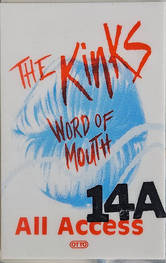 The Kinks Word of Mouth All Access Pass 14A