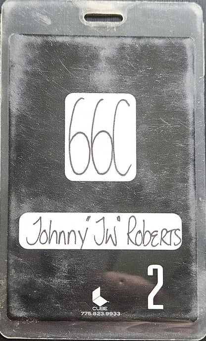 Van Halen – 2004 Tour All Access Laminate No. 66C | Johnny "JW" Roberts Closet
