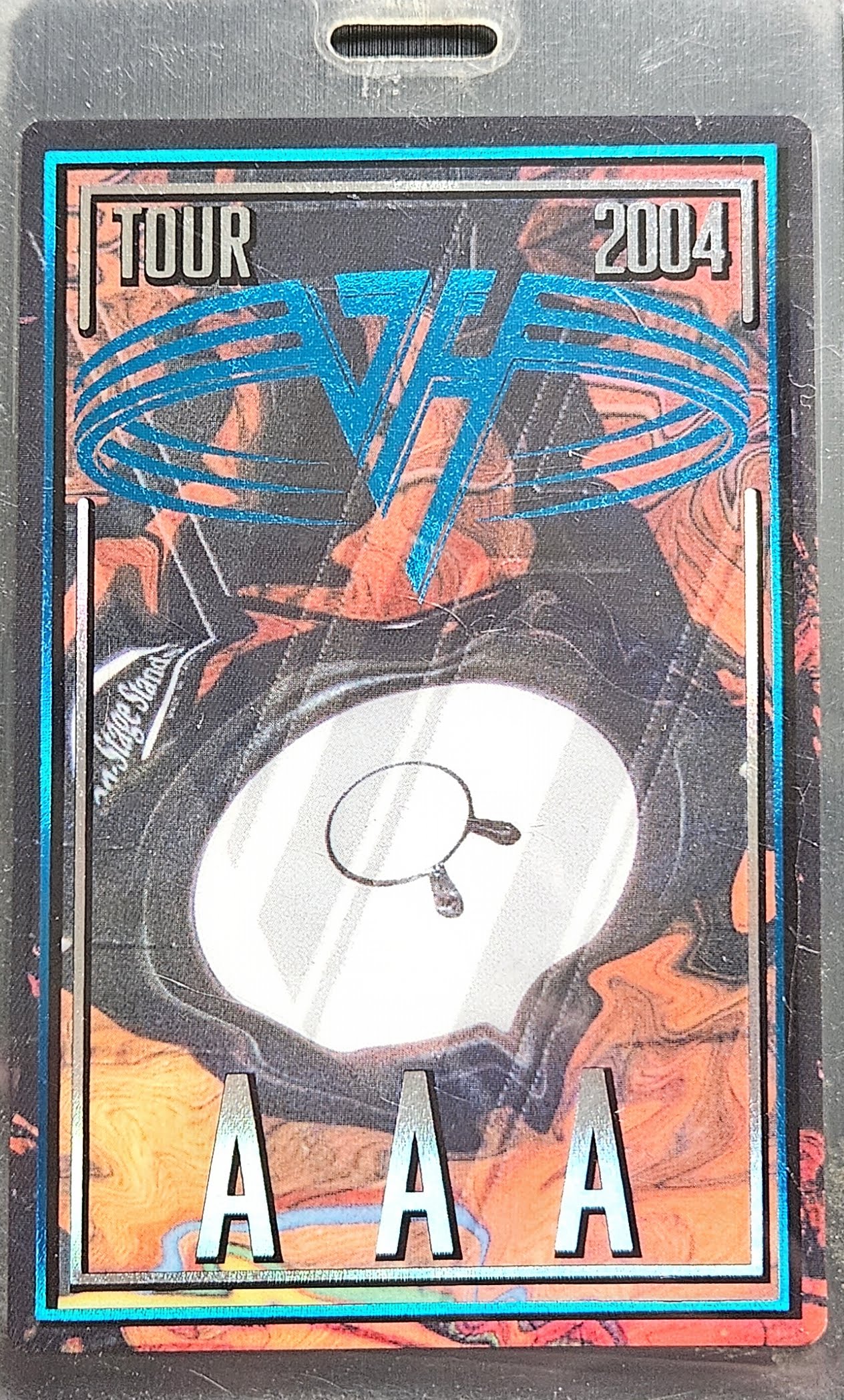 Van Halen – 2004 Tour All Access Laminate No. 66C | Johnny "JW" Roberts Closet