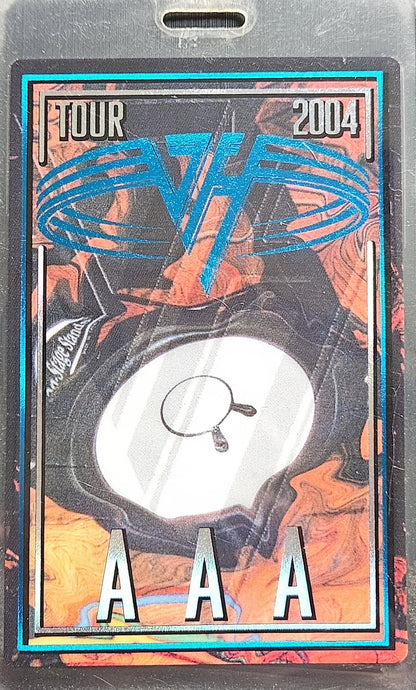 Van Halen – 2004 Tour All Access Laminate No. 66C | Johnny "JW" Roberts Closet