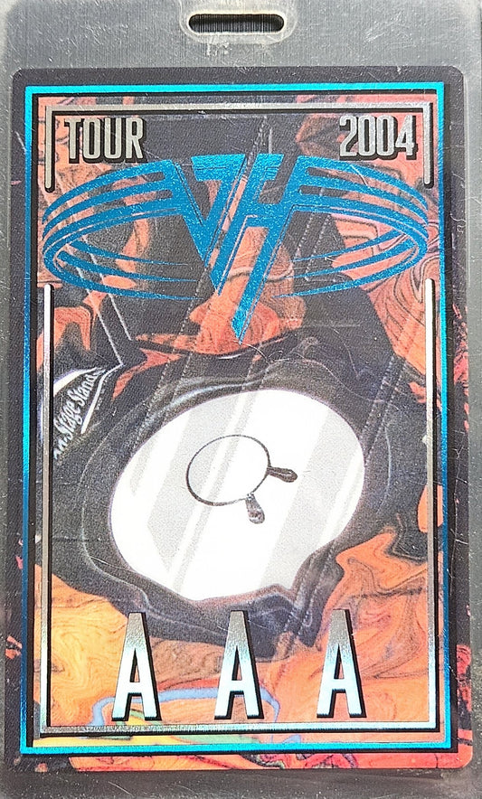 Van Halen – 2004 Tour All Access Laminate No. 66C | Johnny "JW" Roberts Closet