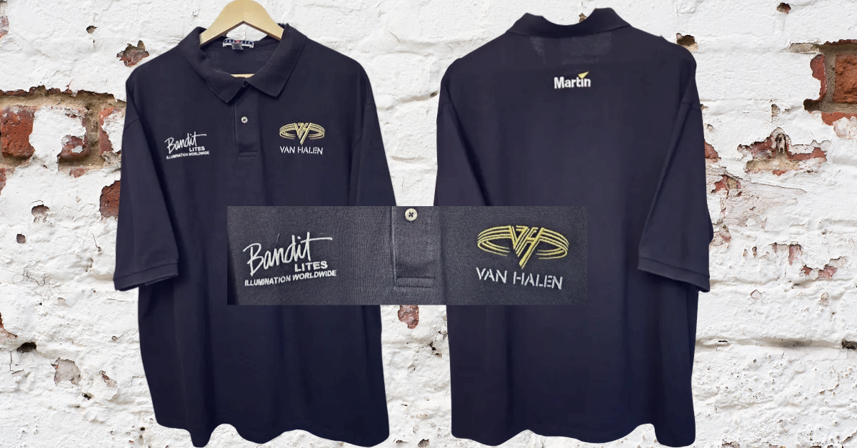 Van Halen Crew Polo Shirt – Bandit Lites / Martin