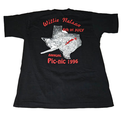 Willie Nelson 4th of July Picnic 1996 T-Shirt | Mike Ponczek's Closet