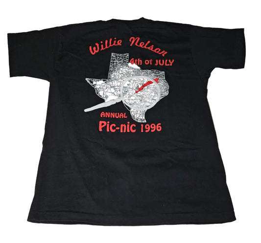 Willie Nelson 4th of July Picnic 1996 T-Shirt | Mike Ponczek's Closet