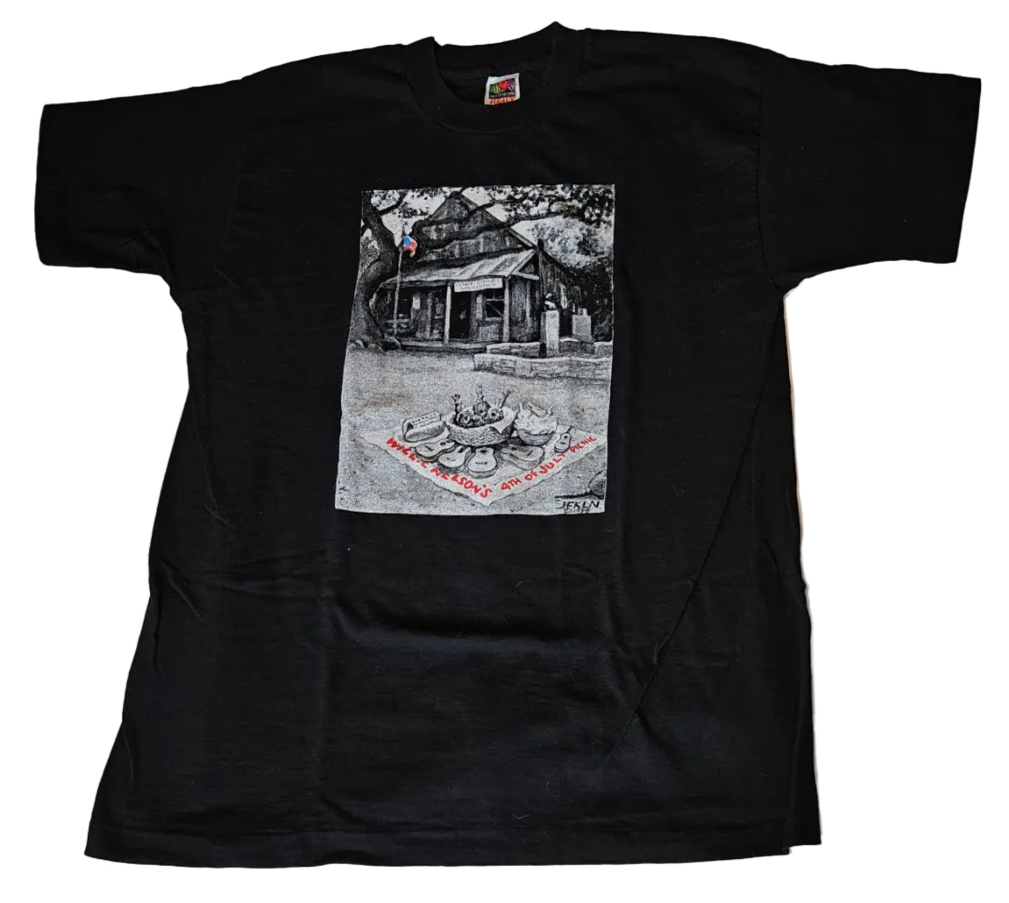 Willie Nelson 4th of July Picnic 1996 T-Shirt | Mike Ponczek's Closet