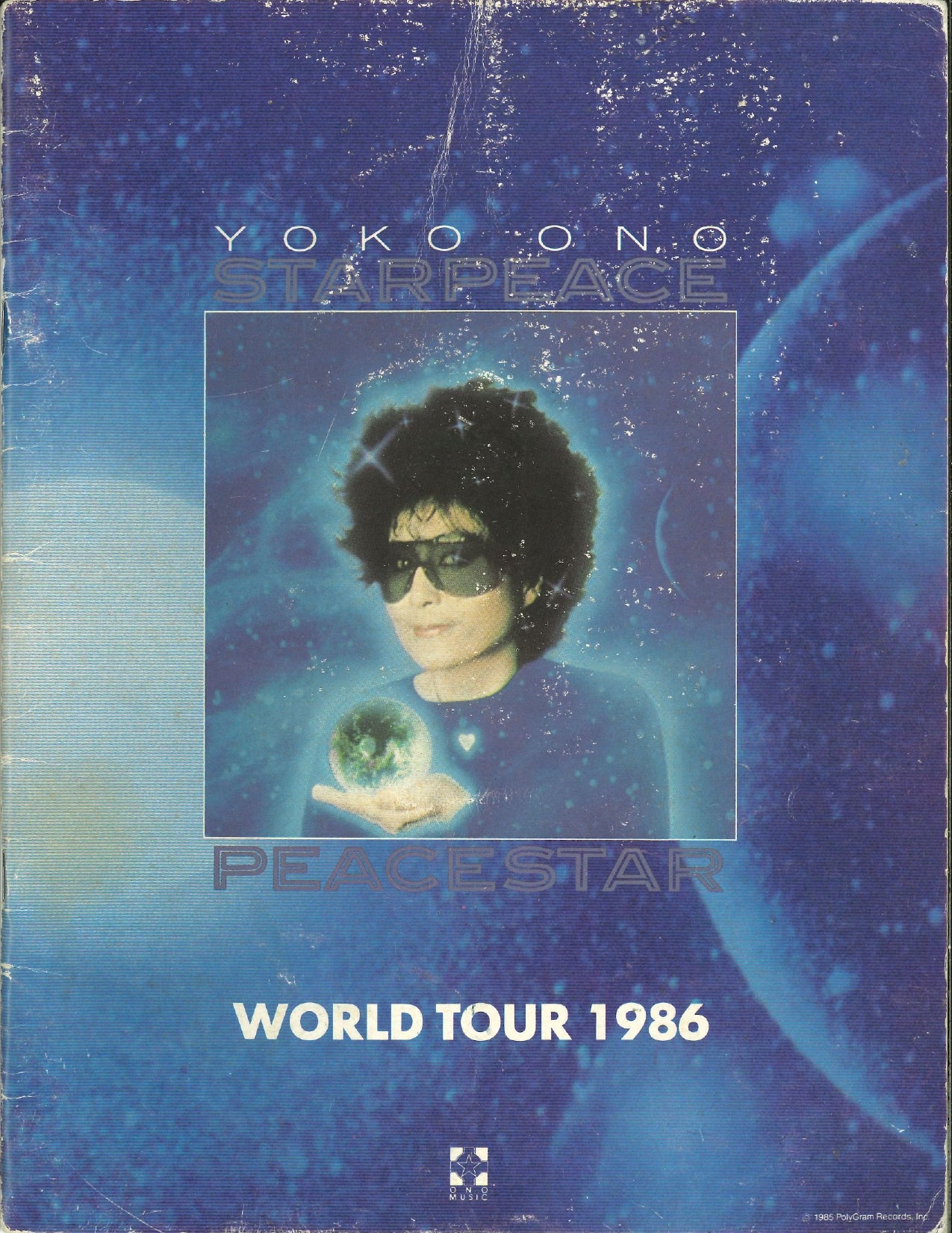 Yoko Ono — 1986 Starpeace World Tour Original Concert Program | Mike “Dr. Funk” Ponczek’s Closet