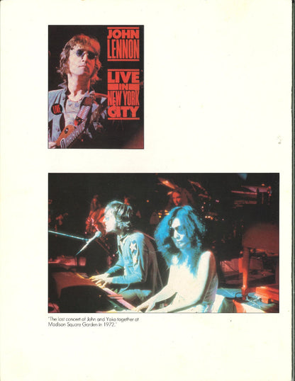 Yoko Ono — 1986 Starpeace World Tour Original Concert Program | Mike “Dr. Funk” Ponczek’s Closet