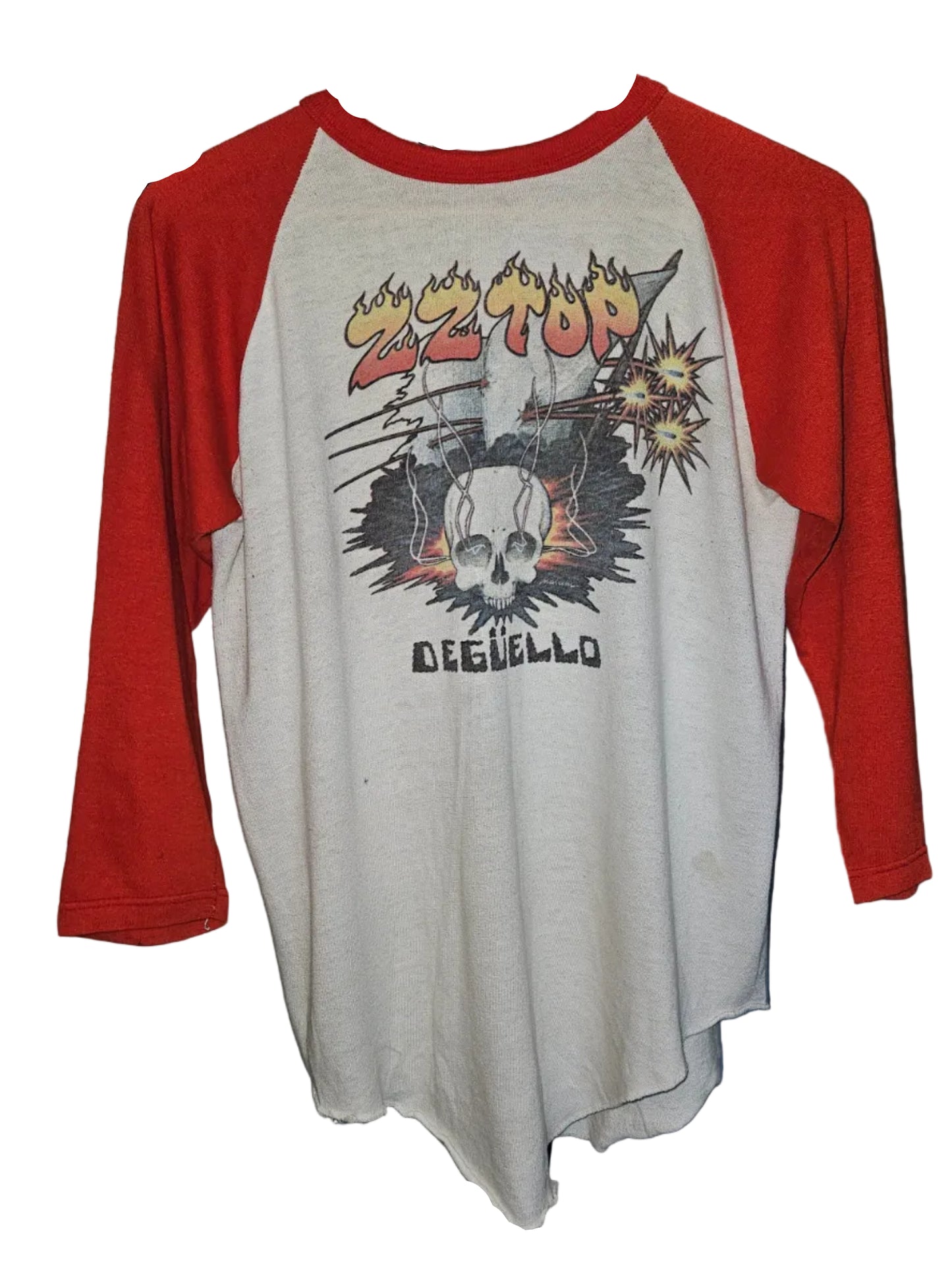 ZZ Top Deguello 1980 "Expect No Quarter" Tour Jersey Tee
