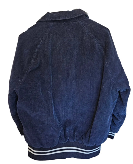 ZZ Top 1985 Canada Tour Crew Jacket – Navy Corduroy by Avon Sportswear