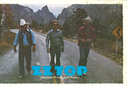 RARE ZZ Top Concert Program - Vintage Tour Memorabilia