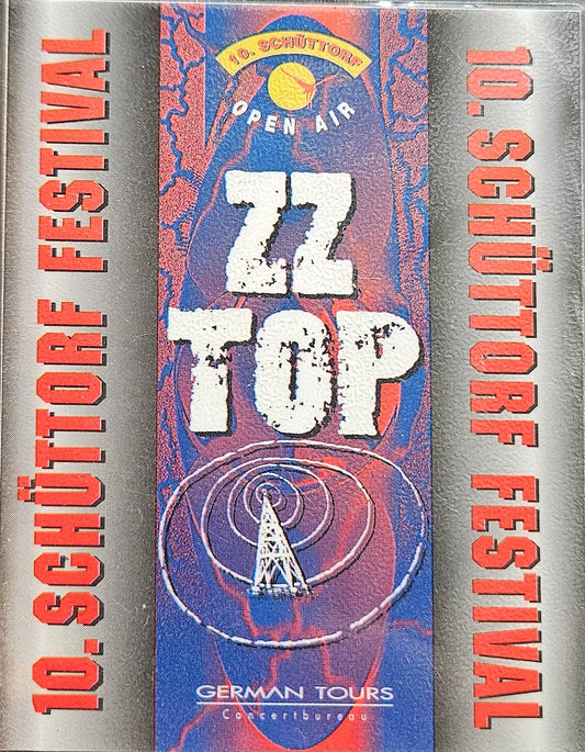 ZZ Top — 10. Schüttorf Open Air Festival Laminate | Johnny "JW" Roberts Closet