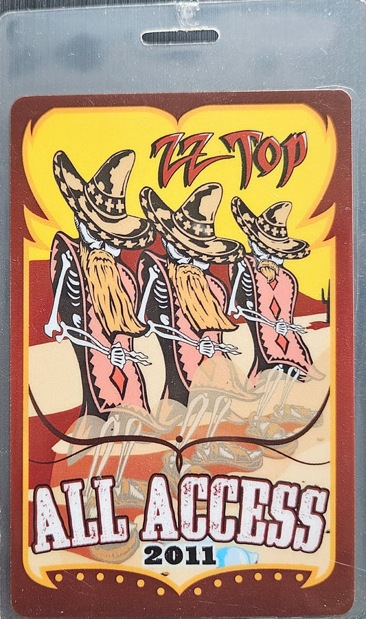ZZ Top – All Access 2011 Laminate | Johnny "JW" Roberts Closet