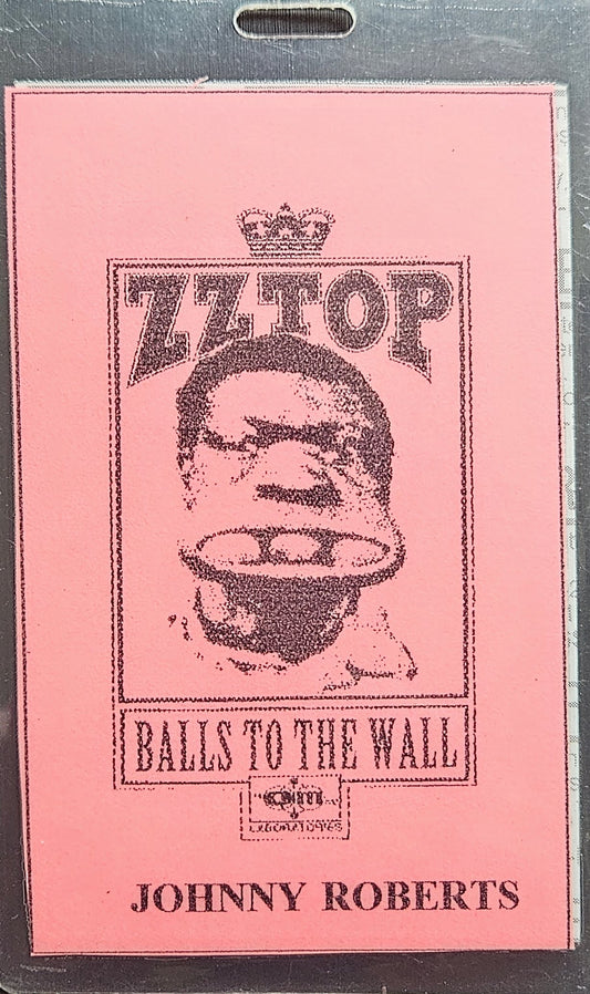 ZZ Top – Harley Davidson 1993 Reunion Crew Laminate | Johnny "JW" Roberts Closet